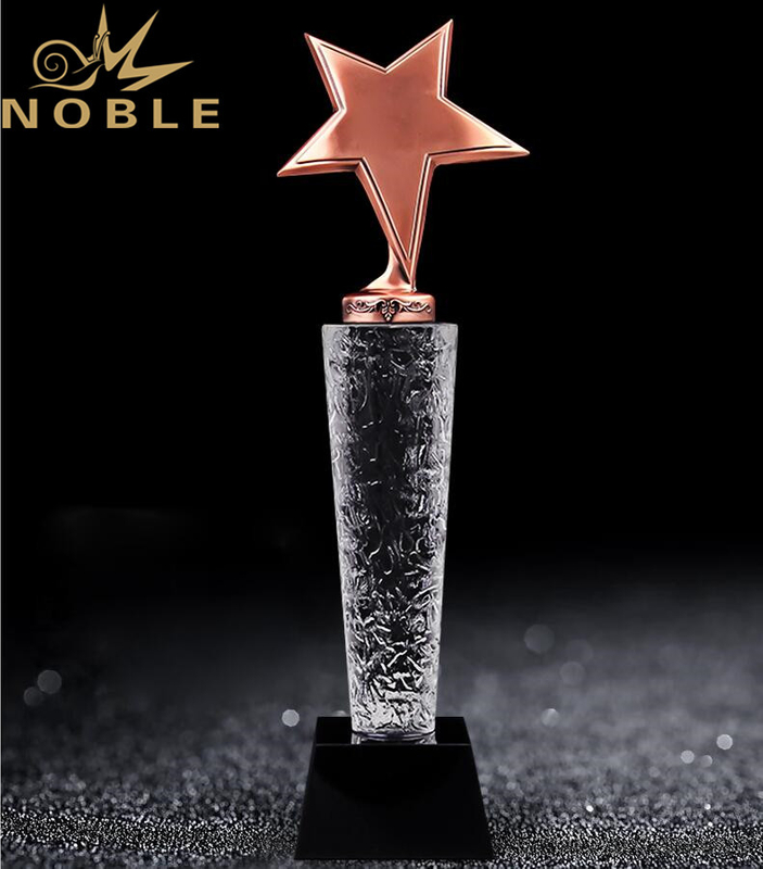 Noble Custom Free Engraving Metal Star Crystal Award Trophy Buy Star