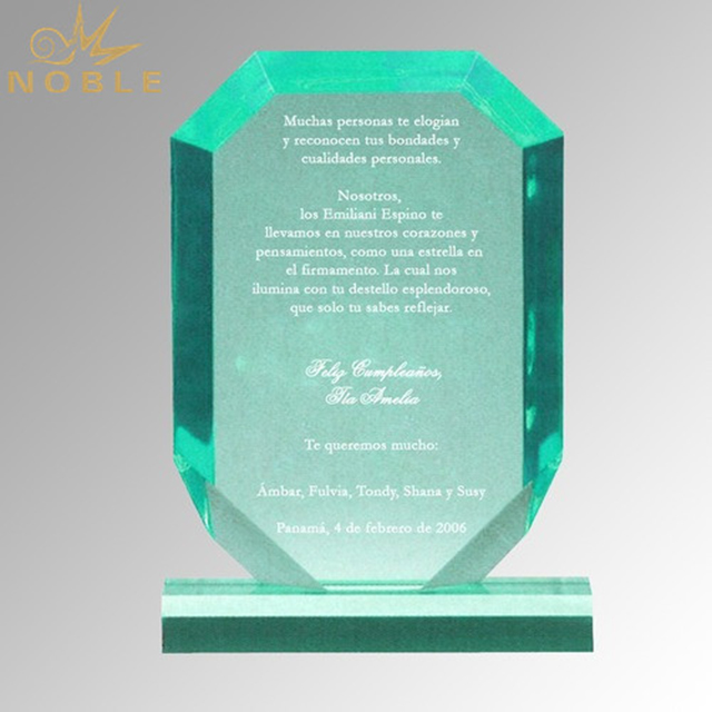 Green Acrylic Plaque Trophy Award Buy Product on Yiwu Noble Import ...