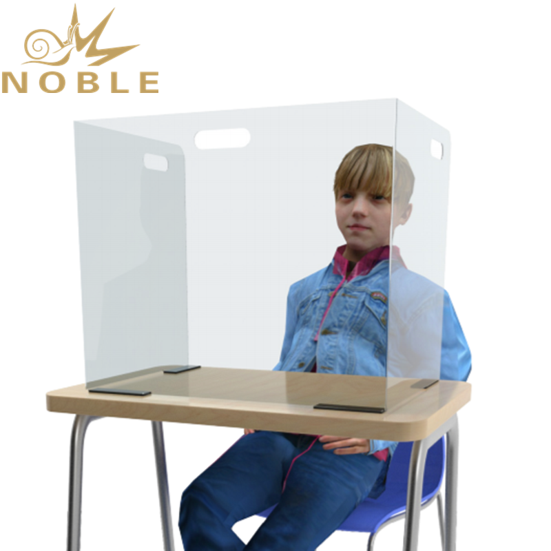 Easy To Assemble Portable Sneeze Guard Folding Desktop Student Sneeze